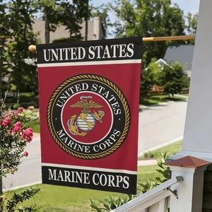 🇺🇸United States Marine Corps Support Our Troops Garden Flag!